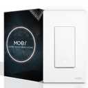MOES Zigbee Smart Switch 1 Gang, No Neutral Wire Required, Inteligente Single Pole Light Switches, Compatible with Alexa Google Assistant, Remote Control, Require MOES Zigbee Hub