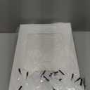 12 Pcs White Kraft Paper Gift Bags with Transparent Window, 9.84"x7.0"x5.12" Kraft Shopping Bags with Handles for Bouquet Christmas Birthdays Festivals Party Weddings Wrapping