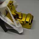 Money Gun Shooter RUVINCE Gold Money Gun for Movies that Look Real, Prop Gun Make it Rain, Handheld Cash Gun for Game Movies Party