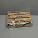 3 in 1 Wrap Organizer with Cutter and Labels, Plastic Wrap, Aluminum Foil and Wax Bamboo Dispenser for Kitchen Storage Organization Holder