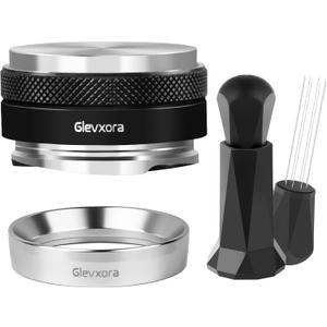 54mm Espresso Accessories Kit for Breville Portafilter, Coffee Distributor and Espresso Tamper, Wdt Espresso Distribution Tool & Dosing Funnel Set for Espresso Coffee Machines (54mm)