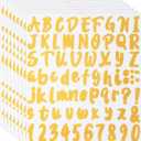 12 shits 2 Inch A-Z Flock Letters Transfer Letters for Graduation Cap Toppers