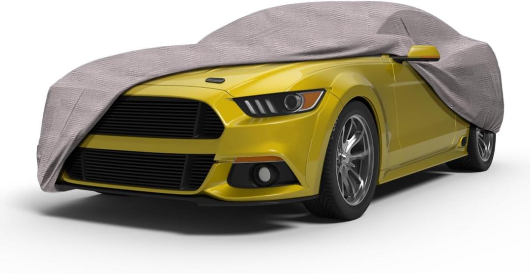 Seal Skin Covers Waterproof Car Cover for Sedan, Multi-Layer PEVA with UV, Snow & Rain Protection, Windproof Straps with Lock System, Universal Fit (225"-264" L)