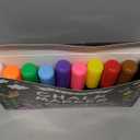 Window Chalk Markers for Glass Washable, 10 Colors Jumbo Liquid Chalk Marker with 10mm 3 in 1 Nib Thick Wide Tips, Big Chalkboard Markers, Car Paint Pen for Auto, Bistro, Mirror, Poster, Blackboards