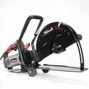 XtremepowerUS 2600W 14" Concrete Saw Electric Cutter Wet/Dry Circular Concrete Cement Cut Off Floor Saw Water Feed Dust Port, Black/Red