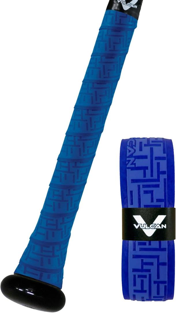 Vulcan | 0.50mm / 1.00mm / 1.75mm Bat Grip | Baseball/Softball | Multiple Colors (Royal Blue)