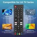 Universal for LG Smart TV Remote Control Replacement (Pack of 2)
