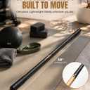 5ft Yoga Stick, Bamboo Stretching Stick for Mobility, Flexibility & Balance