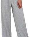 Aleumdr Women's Wide Leg Pants High Waist Casual Pants Fall 2025 Sweatpants Lounge Work Pants Slack with Pockets (Gray, XXL)