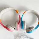 Premium Children's Wired Headphones with Mic - Gaming & Studio Headphones, 2PACK Blue & Pink
