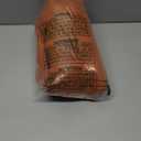 Lecloud Bessie Orange Curtains for Bedroom 72 Inches Long 2 Pcs, Airy Light Filtering Faux Linen Textured Window Curtains for Living Room Decor, Dual Rod Pocket Drapes, Each Panel 40" W x 72" L