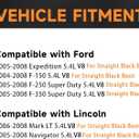5.4 5.4L V8 Ignition Coils Pack SP546 Iridium Spark Plugs Compatible with Ford F150 F250 F350 Expedition, for Mark LT Navigator 2004 2005 2006 2007 2008(For Straight Black Boot), Replaces DG511 FD508