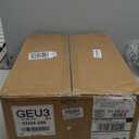 Masupu Nightstand,Mid-Century Modern Bedside Table with 2 Storage Drawer,Small Gold Frame Side End Table for Bedroom,Living Room, White