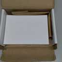 Hamilco White Cardstock Thick Paper - Flat 4.5" X 6.25" A6 Blank Index Flash Note & Post Cards - 80 lb Card Stock for Printer - 100 Pack (Bright)