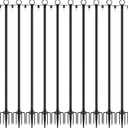 Mutovlin 10 Pack String Light Poles,10 Ft Light Poles for Outside String Lights,Outdoor Lights Pole with Fork,Metal Poles Stand for Patio Deck Backyard (10FT 10 Pack)