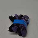 Columbia Women's 4 Pack Moisture Control Crew Socks, Plum/ Black, Shoe Size 4-10
