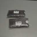 2 x Glasses storage bag Travel sunglasses myopia glasses storage bag Fashion leather storage bag (Deep Coffee)