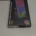 Wireless Keyboard and Mouse Combo, RGB Backlit, Rechargeable & Light Up Letters, Full-Size, Soft Typing, Sleep Mode, 2.4GHz Quiet Keyboard Set for Mac, Windows, Laptop, PC, Trueque (Pink)