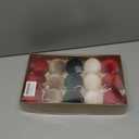 15 Pcs Velvet Christmas Balls - 2.36 Inch Flocked Hanging Ornaments Set for Xmas Tree Decoration, Party and Home Decor (One Size)