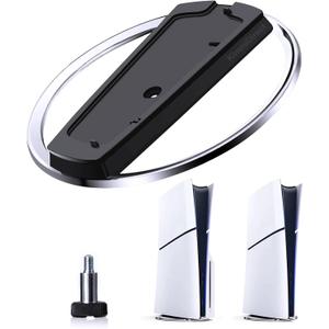 Vertical Stand for PS5 Console/Pro/PS5 Slim, Vertical Stand Non-Slip Base Mount for PS 5 Slim Base Replacement Accessories for Girls Boys, Black Vertical Stand for PS5 Console/Pro/PS5 Slim, Vertical Stand Non-Slip Base Mount for PS 5 Slim Base Replacement Accessories for Girls Boys, Black