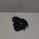 ALXNAN Clip in Long Wavy Synthetic Hair Extension 24 Inch Black 4PCS Thick Hairpieces Fiber Double Weft Hair for Women