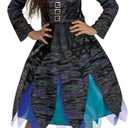 Disguise Girls Descendants Uliana Costume, Official Disney Descendants the Rise of Red Costume Dress, Wig Not Included (L (10-12))