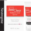 Neutrogena Rapid Clear Stubborn Acne Spot Treatment Gel, Maximum Strength 10% Benzoyl Per-oxide Treatment Medication for Acne Prone Skin, Pimple Cream Reduces Size & Redness, 1 oz