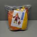 Seasons Deluxe Rooster Costume Adult, Funny Chicken Costume for Halloween Party, Red, One Size Fits Most