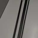 2 Sets 4FT Aluminum Sliding Door Track for 1/8" Thick Panels Closet Glass Doors Pet Cabinet Door Hardware Window Sliding Track System (Black)