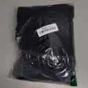 HYPERFIRE Women's Fall Square Neck Long Sleeve Corset Dress Ruched Waist Short Dresses with Pockets (Medium, Black)