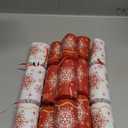 JOYIN 12 Pack Christmas Party Favor Non-Snap Red & White Snowflake Design Party Table Favors with Holiday Party Favor Supplies for Kids and Adults, Christmas Parties, Dinners and Holidays