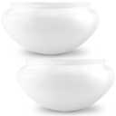 2 Pcs 6'' White Mushroom Ceil Lamp Shade Actual 5-1/2'' Fitter Mushroom Light Globes Light Fixture Cover Lampshade Replacement for Pendant Light Home Bedroom Living Room Decoration