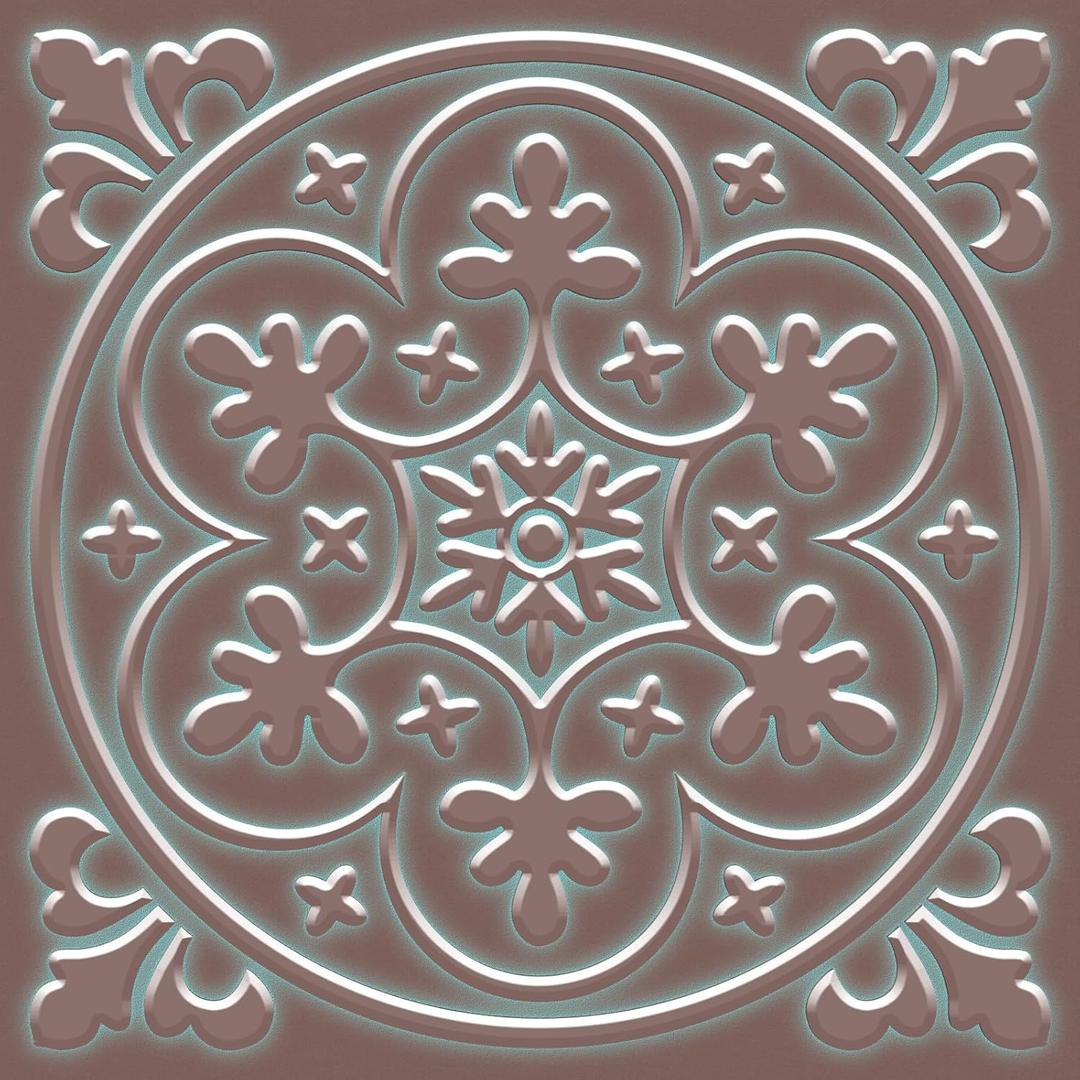 Peel and Stick Wall Tile Stickers Backsplash for Kitchen/Living Room/Bathroom in Metalic Design, 8x8 inch Pack of 10 Self Stick Paper Wall Tile Stickers for Your Home and DIY Projects (Bronzen)