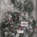 Christmas Garland with Lights, 50 LEDs 9FT Prelit Garland Battery Operated Outdoor Indoor Christmas Decorations Lighted Garland for Stairs Railing Fireplace Mantle Front Door Home Holiday Decor