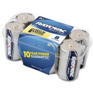 Rayovac D8 8 count "D" batteries
