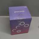 POCOCO Galaxy Star Projector for Bedroom with Replaceable Optical Film Discs, Home Planetarium Night Light Projector with High-Definition Soft Light for Relax, Study, and Meditate, Stress Relief Gifts (White)