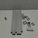 126in Cord Hider Kit, Wire Covers for TV on Wall, Paintable Cable Management Kit, Cable Cover for Mounted TV, Hide Wires Along Wall, Grey Cord Cover, 8xL15.7in W0.95in H0.55in (Medium)