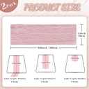 2 Pack Pink Cheesecloth Table Runner, 10Ft Boho Gauze Cheese Cloth Table Runners for Wedding, Party, Dinner, Baby Shower, 120 Inches Long Table Runner for Valentine's Day, Easter, Mother's Day Decor