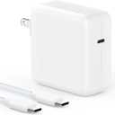 Charger for MacBook Pro 16 14 inch MacBook Air 15 13 inch 2025 2024 2023 2022 2021 2020 2019 M4 M3 M2 M1, Super Compact 100W USB C Laptop Power Adapter, 6.6FT USB-C Braided Cable, Original Quality