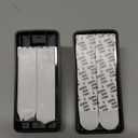 Command 10 lb Matte Black Curtain Rod Hooks, 2 Hooks and 4 Strips, No Drilling Christmas Decorations, Use with Rod Diameters 0.5-0.75" | 10 lb, 4 Command Strips, Damage Free, Curtain Rods Hangers, Home and Room Decor