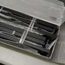 King Box Spring 2 Inch Box Springs for King Bed, Low Profile Bunkie Board Bed Slat Replacement with Fabric Cover, Metal Frame with Steel Slats, Easy Assembly