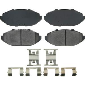 Wagner QS ZX748 Disc Brake Pad Set, Chamfered Edges for Smooth, Quiet Stops, Fits 19982002 Ford Crown Victoria, 19962002 Mercury Grand Marquis