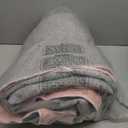 Ashler Faux Rabbit Fur Area Rug, Pink 5x7 FT Fluffy Soft Rectangle Fuzzy Carpet for Living Room, Bedroom, Machine Washable Shaggy Nursery Rug - 3D Bubble Rug