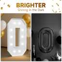 4FT 30 Marquee Numbers, 30 Light up Numbers for Party, 30th Birthday Decorations for Her Him, Big 30 Sign with Light for Anniversary, Birthday Backdrop Decor