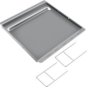 Hisencn 19.8" x 19.3" Griddle Inserts for Char-Griller 5050, 3001, 5650, 3030, 3725, King Griller 3008, 5252  Nonstick Cast Iron Flat Top Griddle Replacement for Chargriller Grill Grates