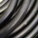 40 Feet Rubber Weather Stripping Door Seal Large Gap, Extra Thick Self-Adhesive D-Shaped Door Weather Stripping Seal Strip for Door Frame Door Insulation Strip Soundproofing (Black)