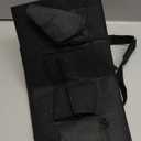 LAINLOY Felt Car Seat Back Organizer, Kick Mats Car Back Seat Protector for Kids, 6-Pocket Storage for Tissue, Box, Pen, Toy, Automobile Road Trip Accessories for SUV, RV, Truck (Black)