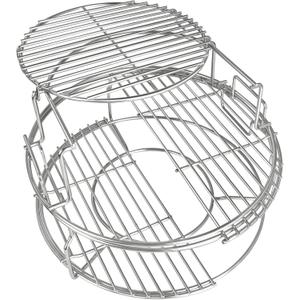 5 Piece Expander Rack for Big Green Egg Medium Replacement Kit Grill Racks for Eggspander Conveggtor Basket 304 Stainless Steel with Removable Cooking System BGE Accessories