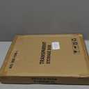 Attelite XXX-Large Clear Display Case Stackable Plastic Storage Bins with Lid, 2 Tiers Boot Shoe Box Organizers with an Adjustable Divider, Big Acrylic Display Storage Box with Magnetic Door