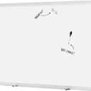 Amazon Basics Magnetic Dry Erase Whiteboard, 36 x 48-inch, Aluminum Frame, Silver/White, Easy to Install